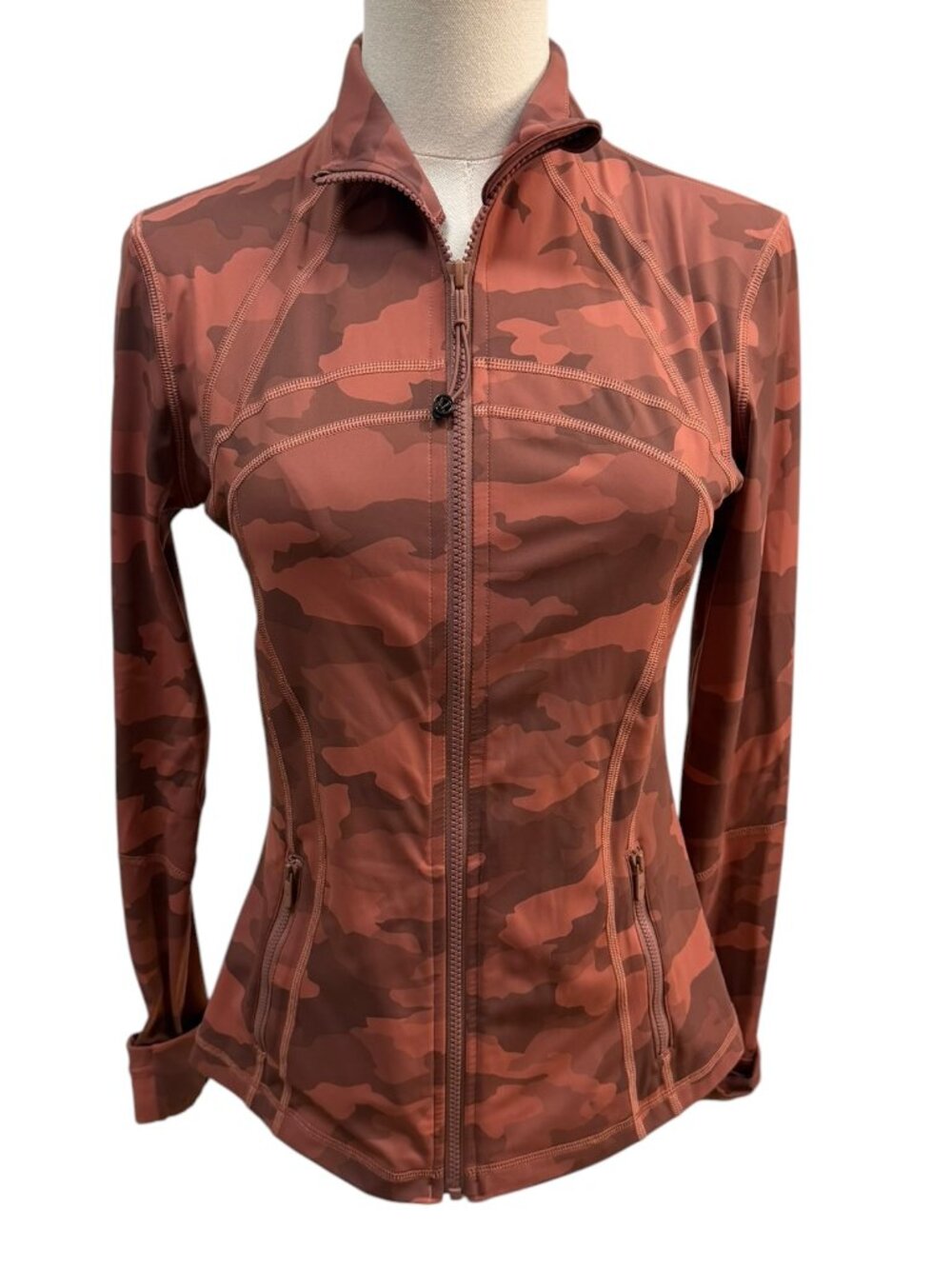 Like New Lululemon Define Jacket Size 8 Heritage 365 Camo Brier Rose Multi
